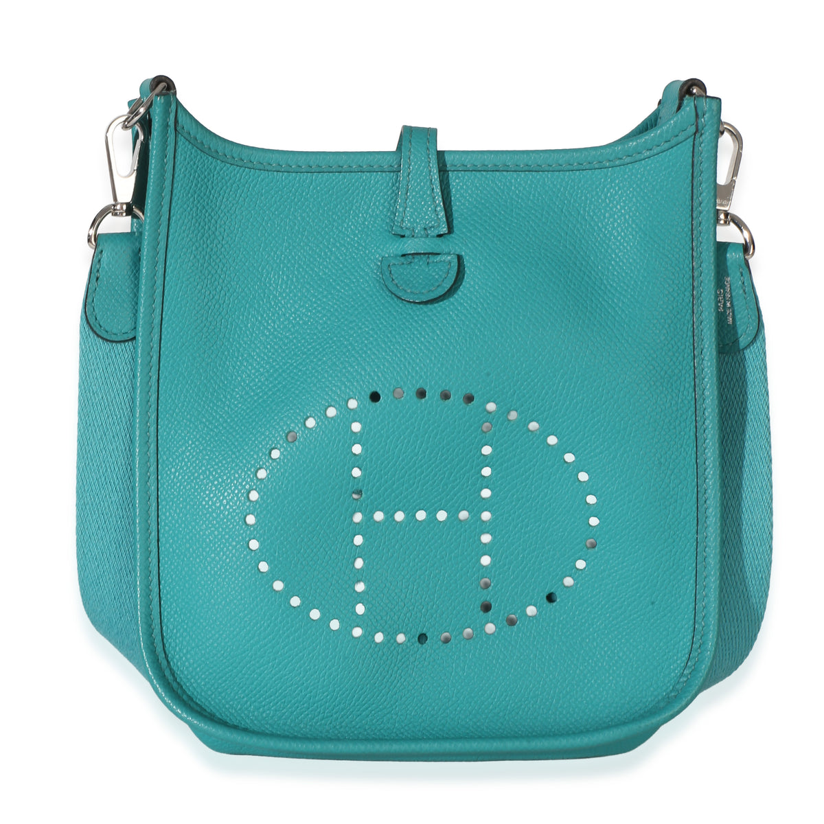 Hermès Epsom Vert Verone Evelyne 16 TPM PHW Handbag id