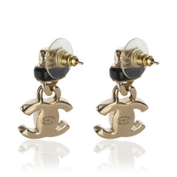 Chanel Gold Plated  2021 Turnlock Drop Earrings 3