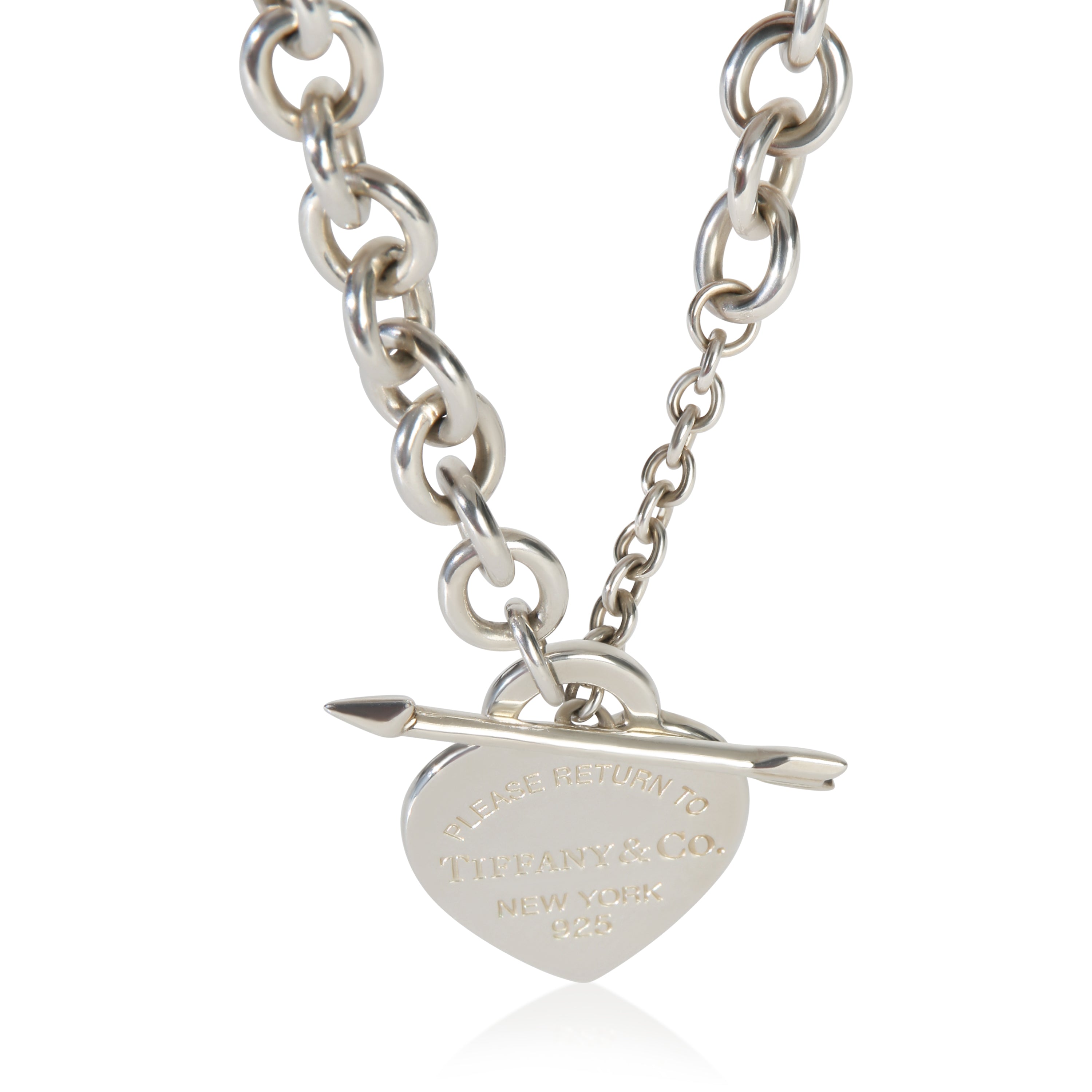 Tiffany & Co. Sterling Silver  Return To Tiffany Lovestruck Necklace fv