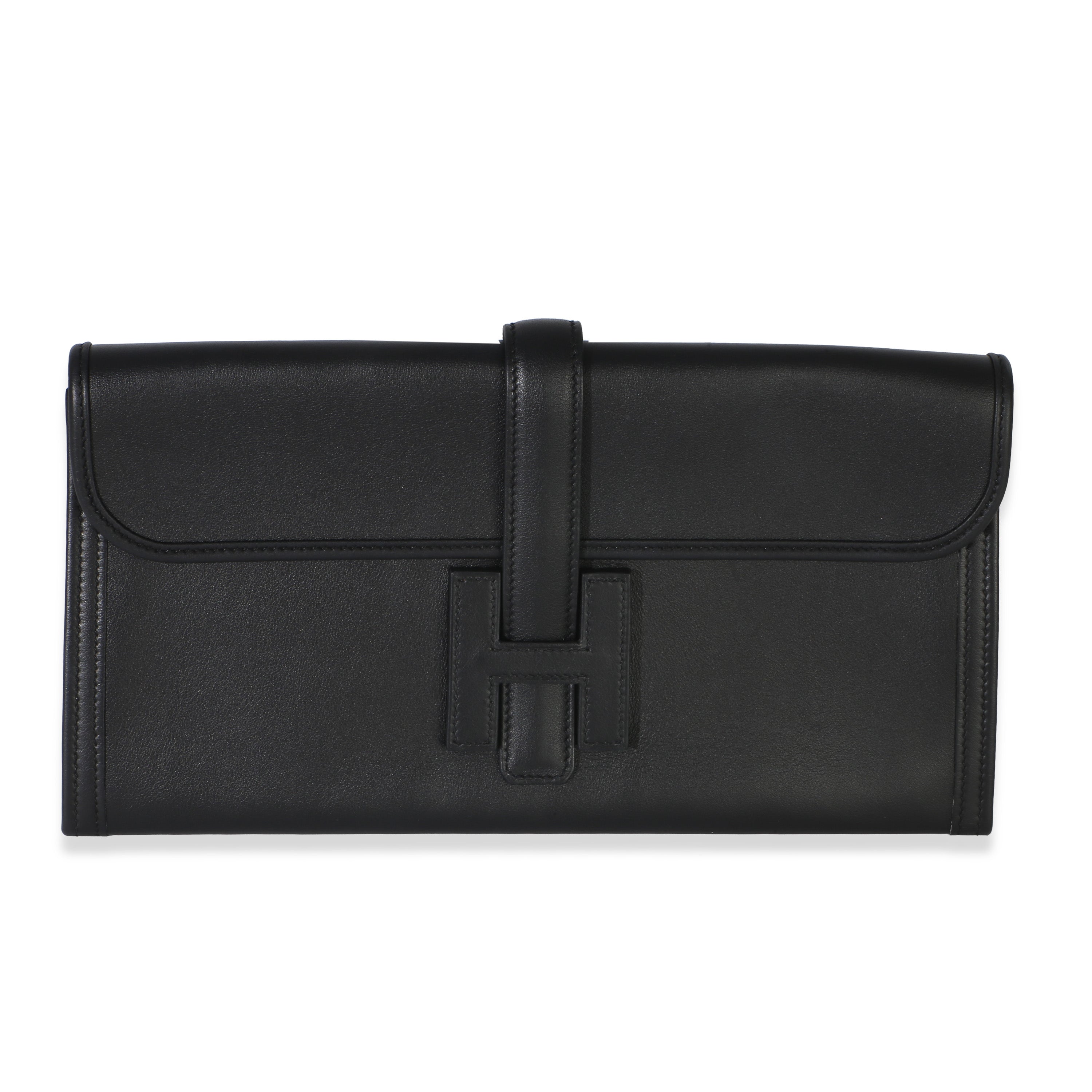 Hermès Black Evercolor Jige Elan 29 Handbag id