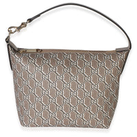 Gucci Taupe GG Shadow Monogram Canvas Super Mini Ophidia Hobo Handbag id