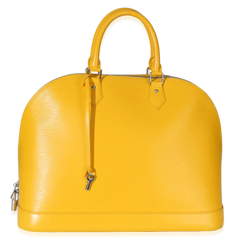 Louis Vuitton Citron Epi Alma GM Handbag id