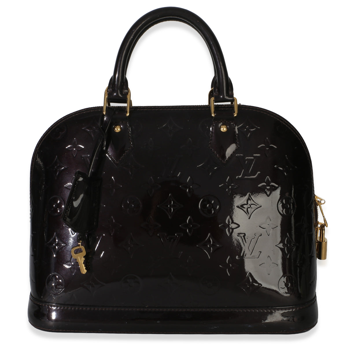 Louis Vuitton Amarante Monogram Vernis Alma PM Handbag id