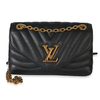 Louis Vuitton Black Calfskin New Wave MM NM Handbag id