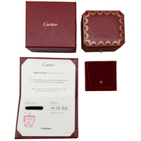 Cartier Rose Gold  Love Stud Earrings box