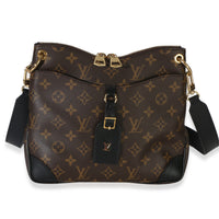 Louis Vuitton Black Monogram Canvas Odeon PM NM Handbag id