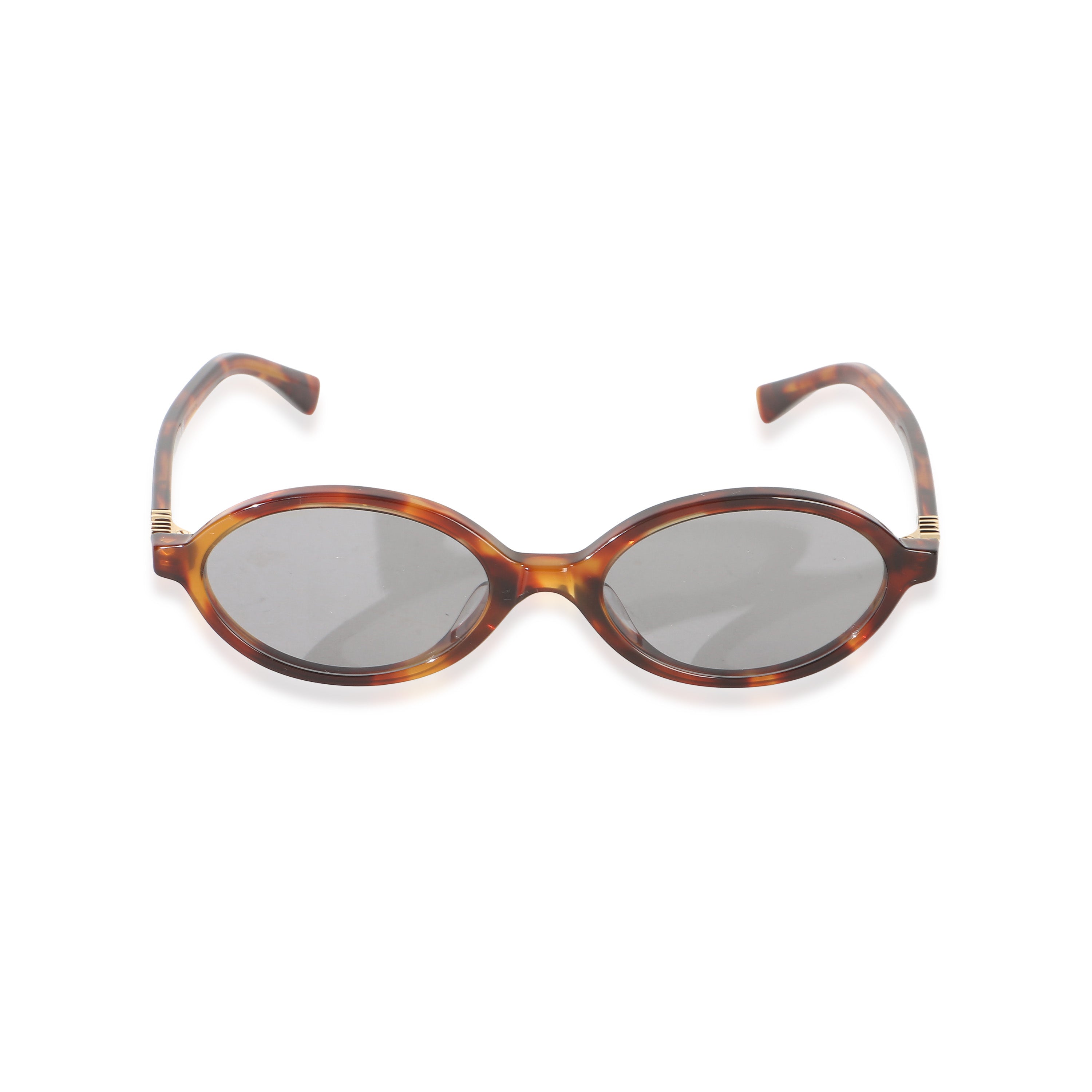 Miu Miu Tortoise Acetate Oval Regard Sunglasses id