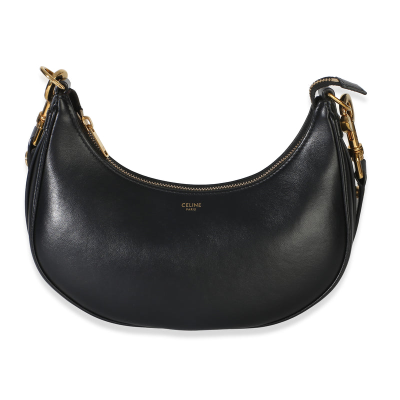 Celine Black Smooth Calfskin Medium Ava Strap Bag Handbag id