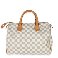 Louis Vuitton Damier Azur Canvas Speedy 30 Handbag id