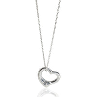 Tiffany & Co. Sterling Silver  Elsa Peretti Open Heart Pendant