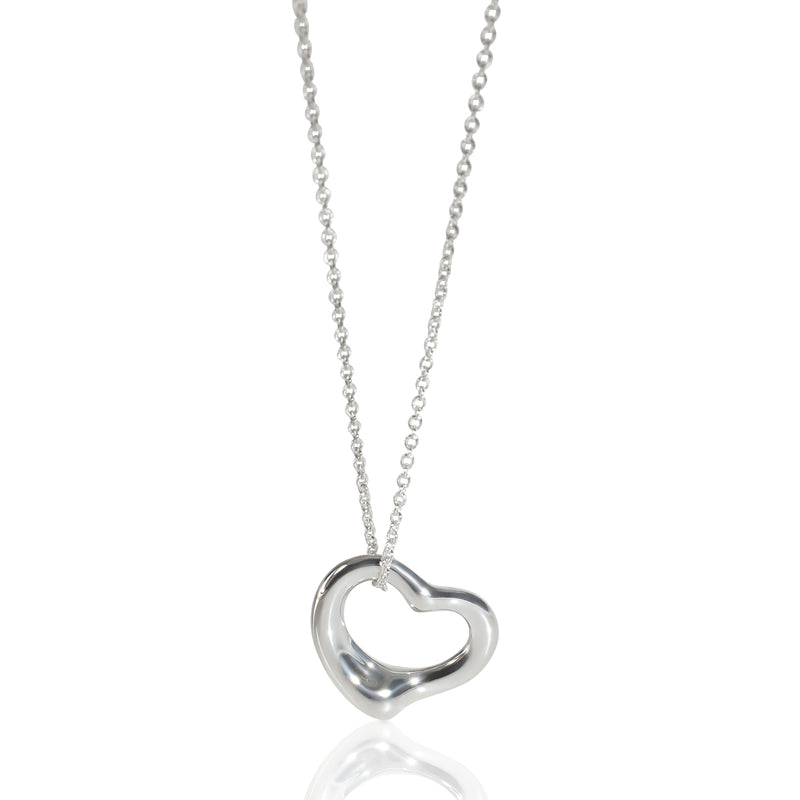 Tiffany & Co. Sterling Silver  Elsa Peretti Open Heart Pendant