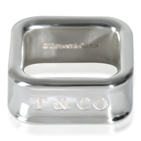 Tiffany & Co. Sterling Silver  1837 Square Ring