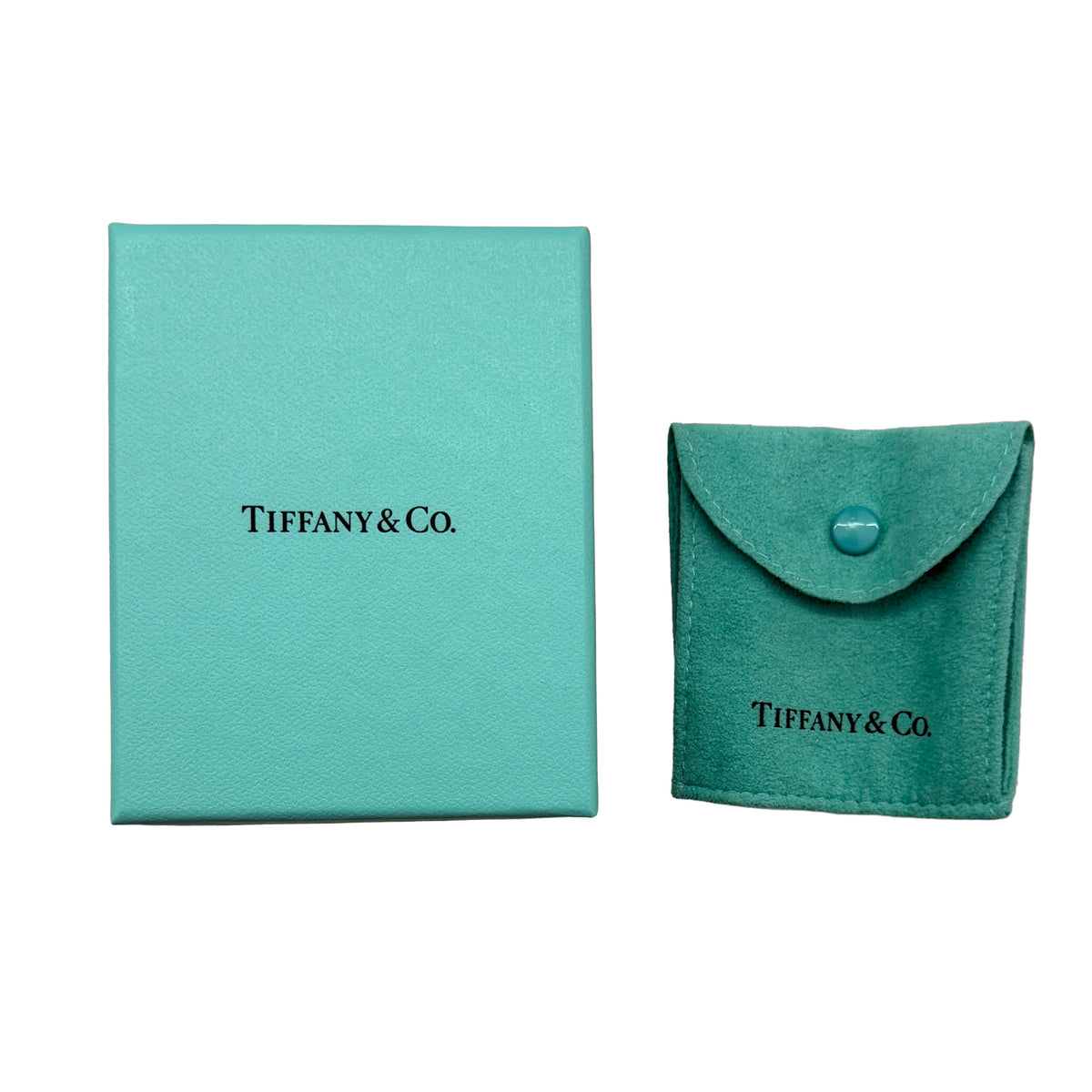 Tiffany & Co. Sterling Silver & Rubedo 1837 Circle Pendant box