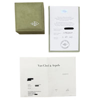 Van Cleef & Arpels Yellow Gold Malachite Magic Alhambra Necklace box