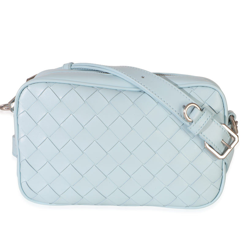 Bottega Veneta Light Blue Nappa Intrecciato Small Crossbody Handbag id