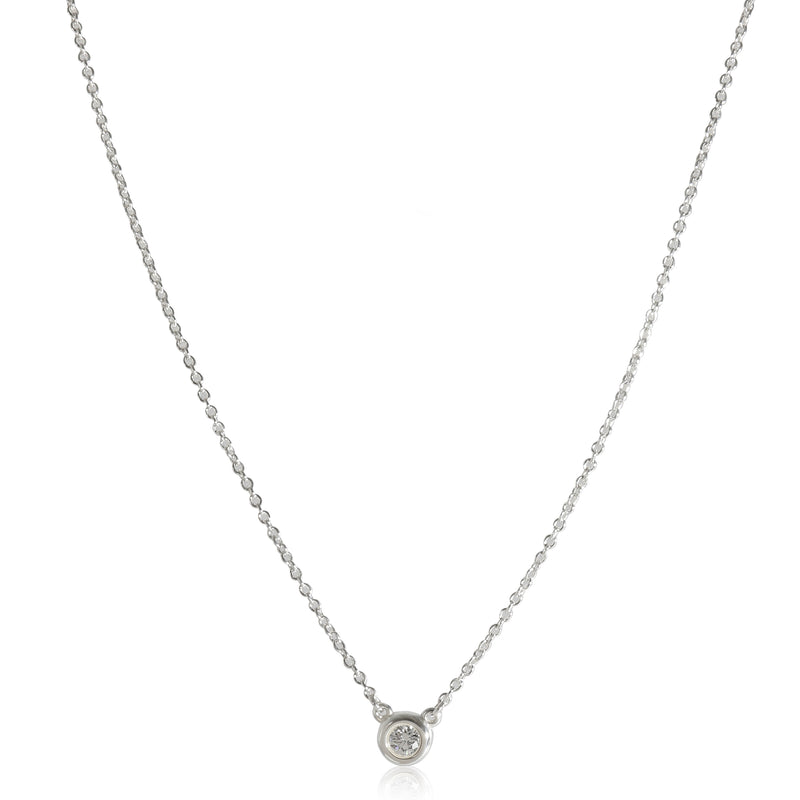Tiffany & Co. Sterling Silver Diamond Elsa Peretti Diamond By The Yard Pendant