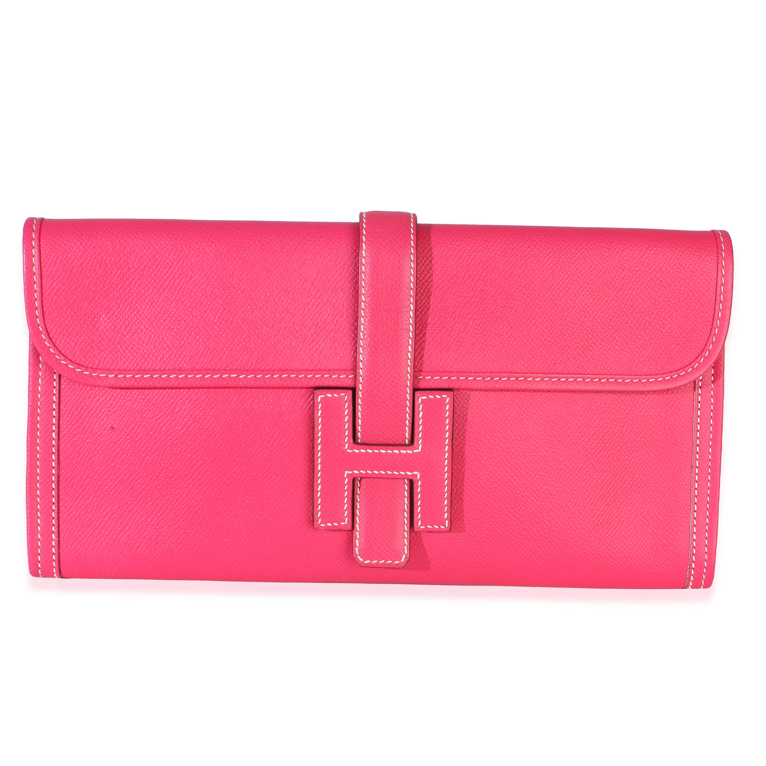 Hermès Rose Tyrien Epsom Jige Elan 29 Handbag id