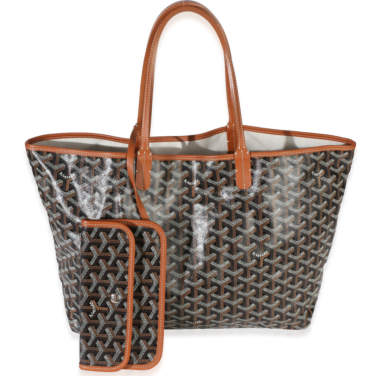 Goyard Black Gold ine Canvas Saint Louis PM Handbag id