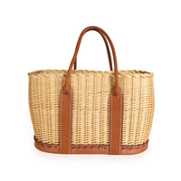 Hermès Fauve Barenia Wicker Osier Garden Party 36 Handbag