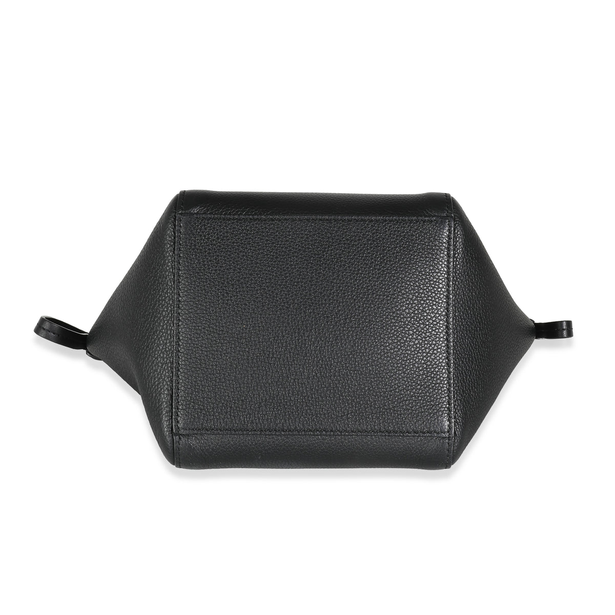 Fendi Black Vitello Mini Origami Tote Handbag