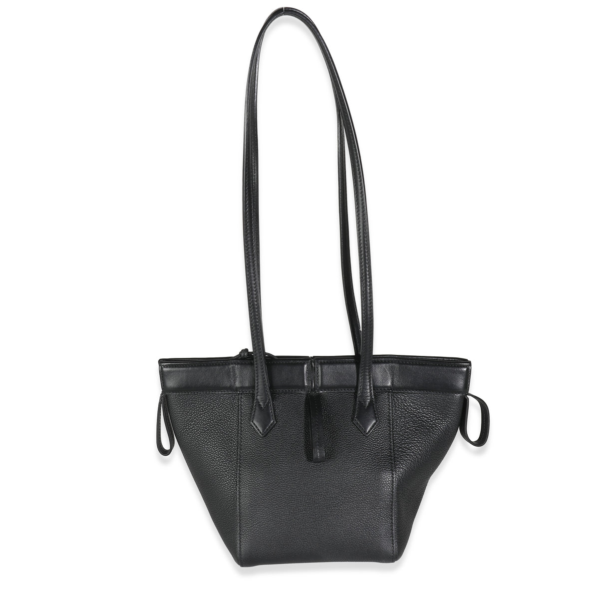 Fendi Black Vitello Mini Origami Tote Handbag
