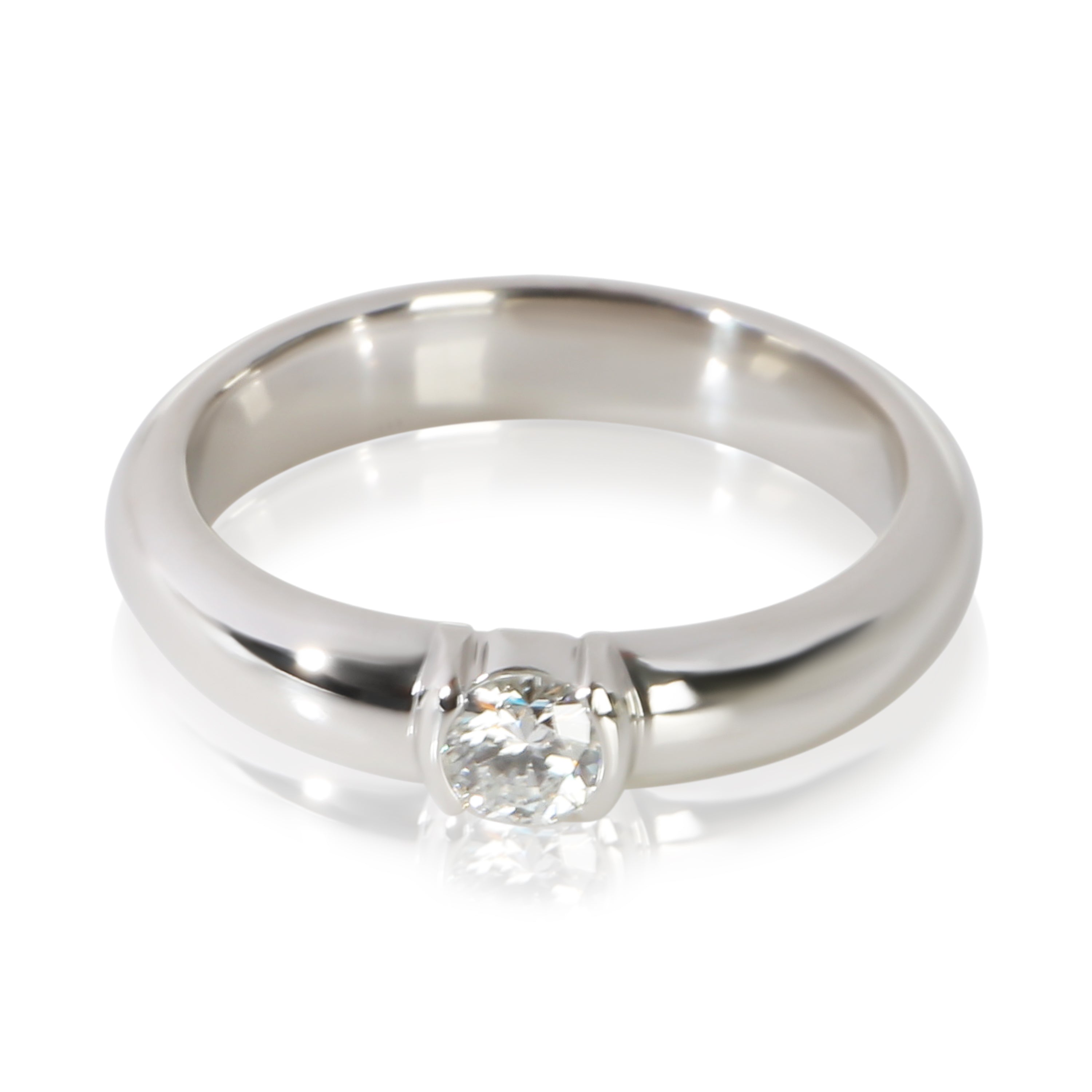 Tiffany & Co. 0.21 ct Round Brilliant Diamond Etoile Engagement Ring fv