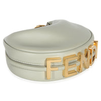 Fendi Mento Vitello Grace Nano graphy Hobo Handbag 7