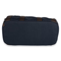 Hermès Navy Canvas Dog Carrier PHW Handbag 6