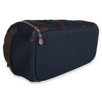 Hermès Navy Canvas Dog Carrier PHW Handbag 8
