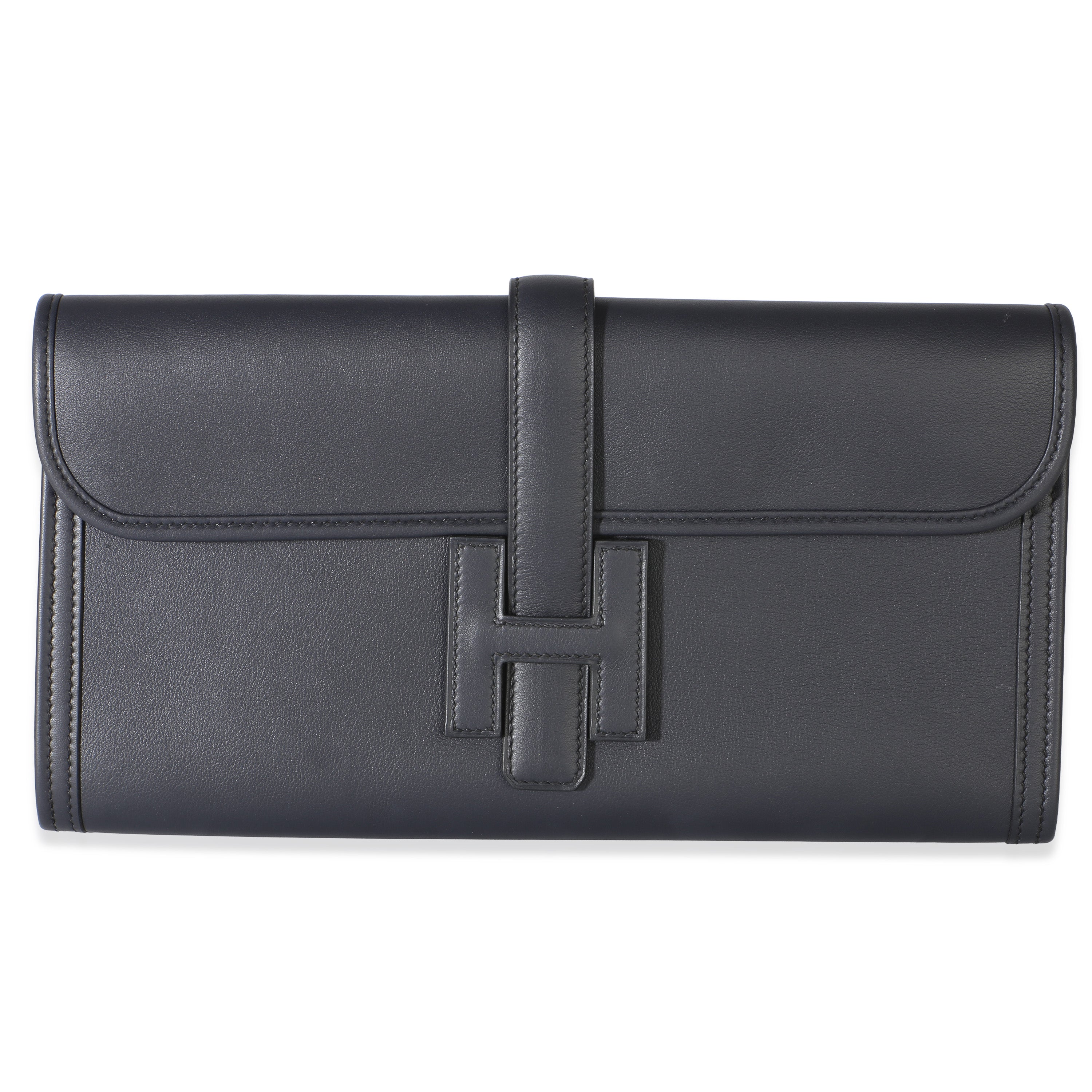 Hermès Bleu Nuit Evercolor Jige Elan 29 Handbag id