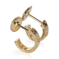 Cartier Yellow Gold Small Model Love Earrings 3
