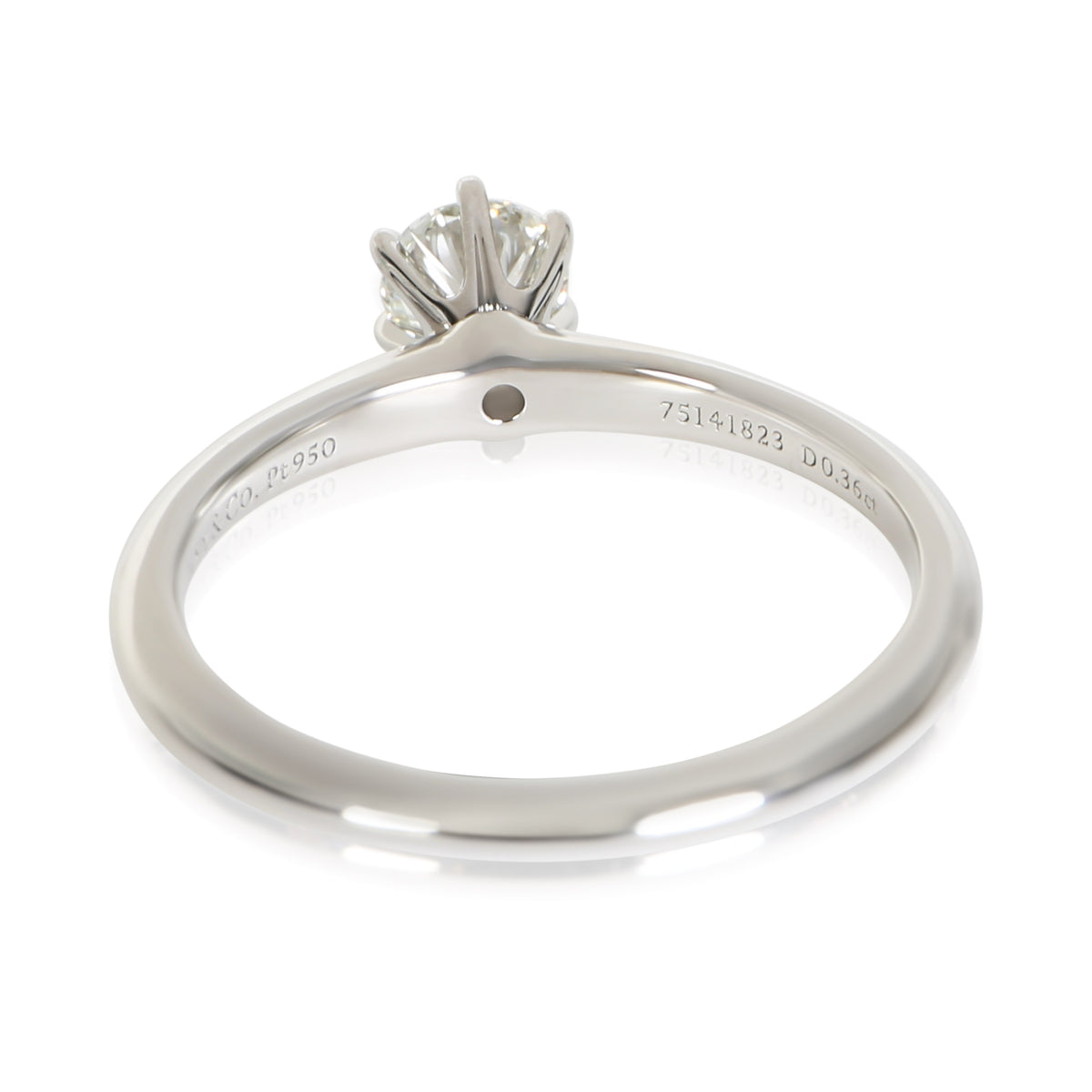 Tiffany & Co. 0.36 ct Round Brilliant Diamond Engagement Ring 3