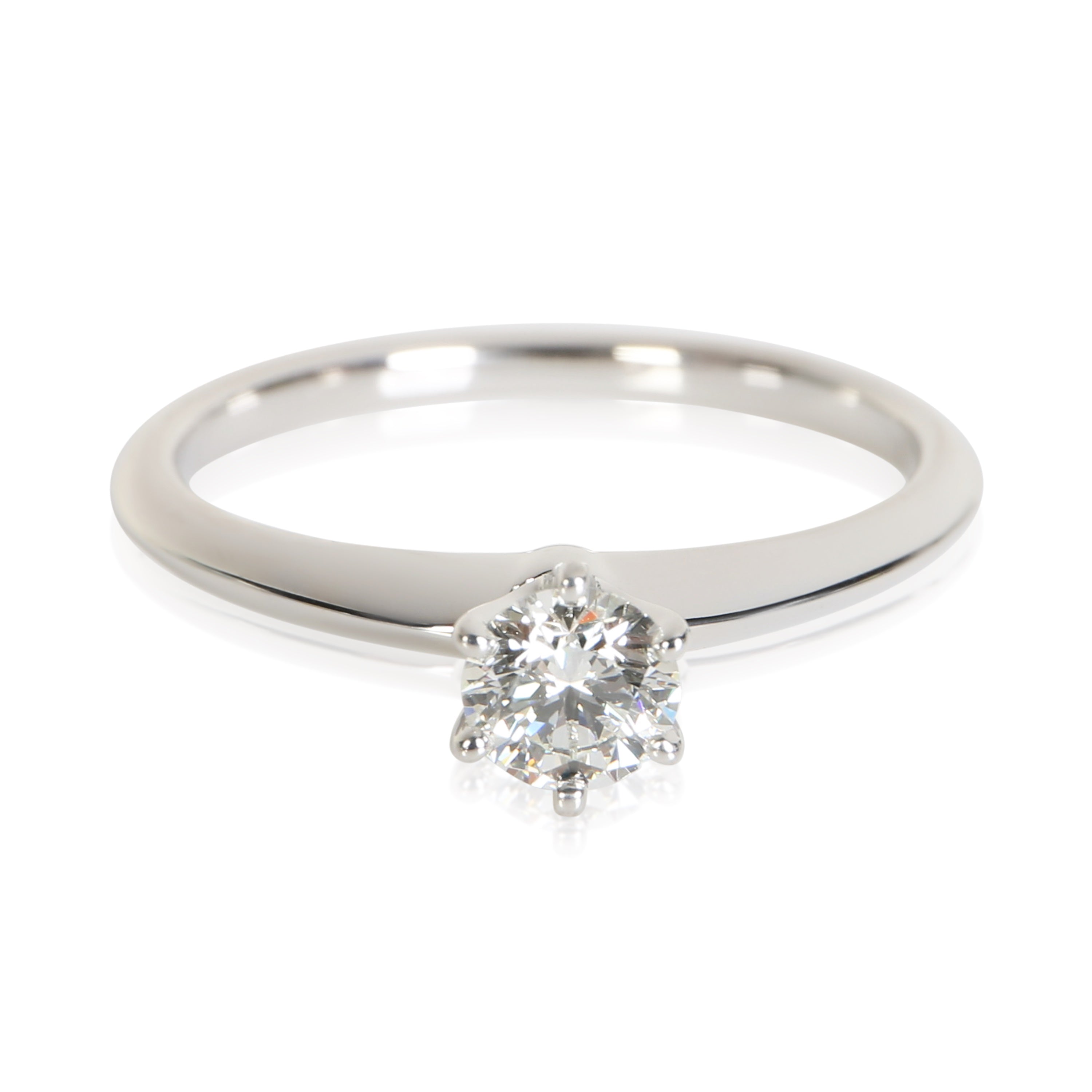 Tiffany & Co. 0.36 ct Round Brilliant Diamond Engagement Ring fv