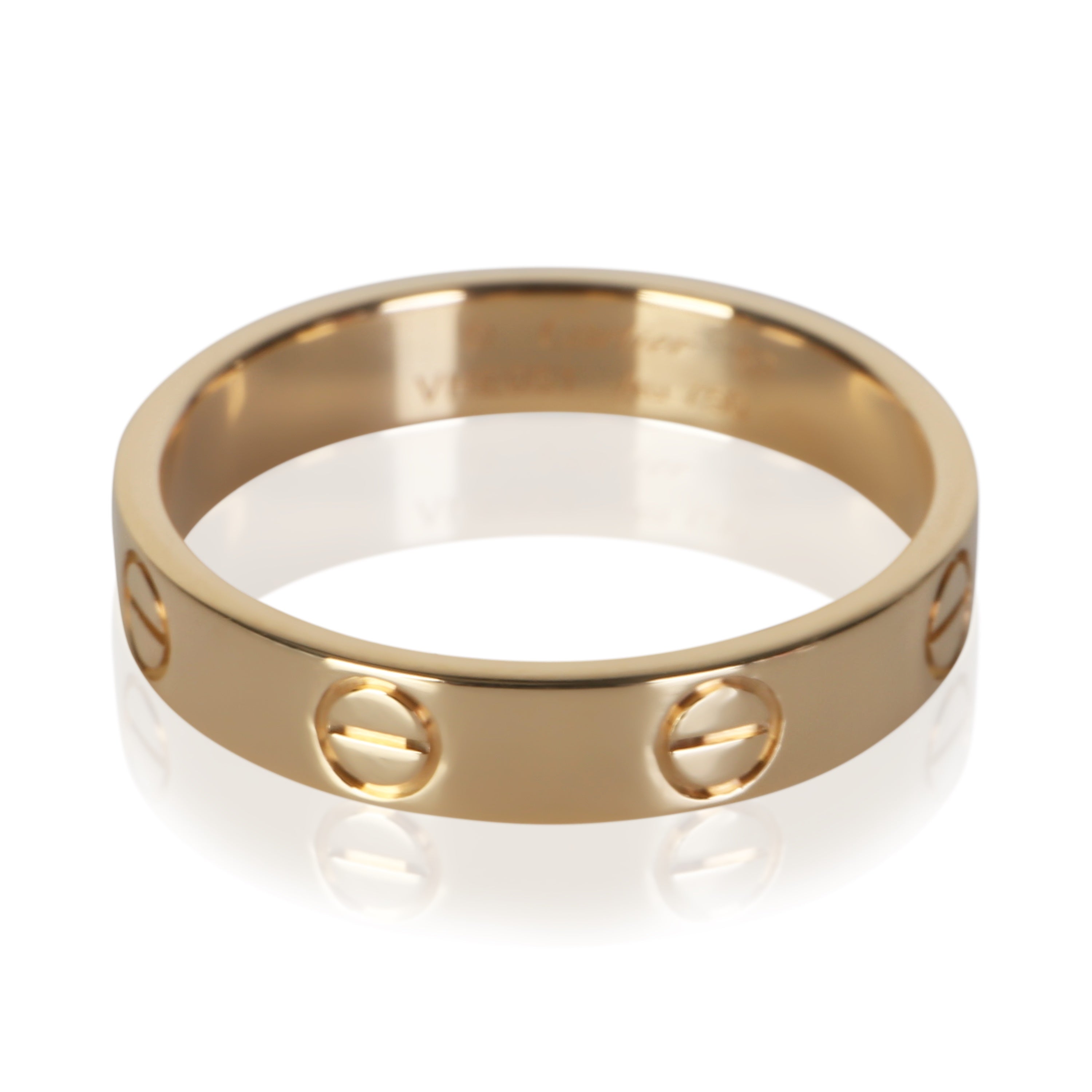 Cartier Yellow Gold Small Model Love Ring fv