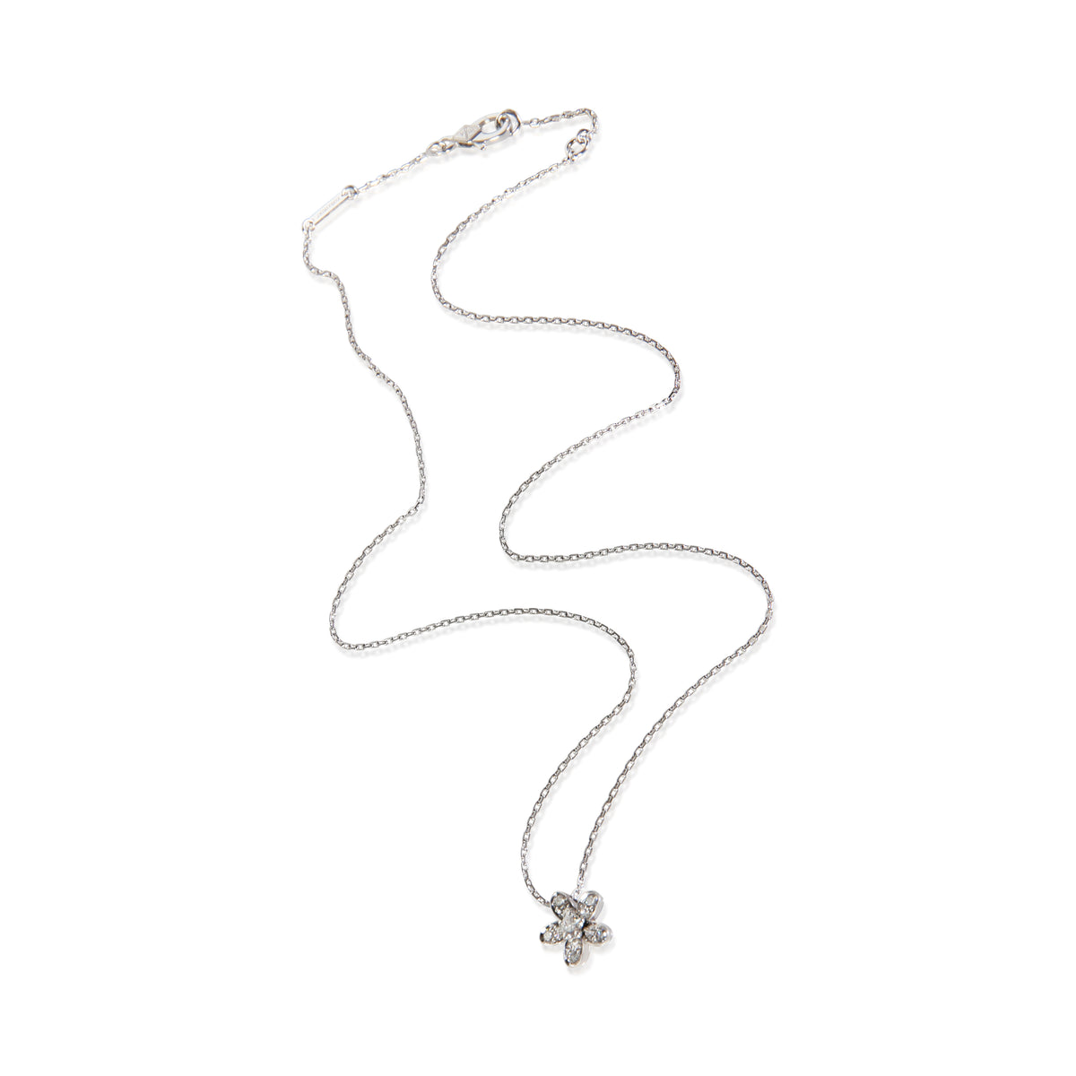Van Cleef & Arpels White Gold Diamond Socrate Pendant 3