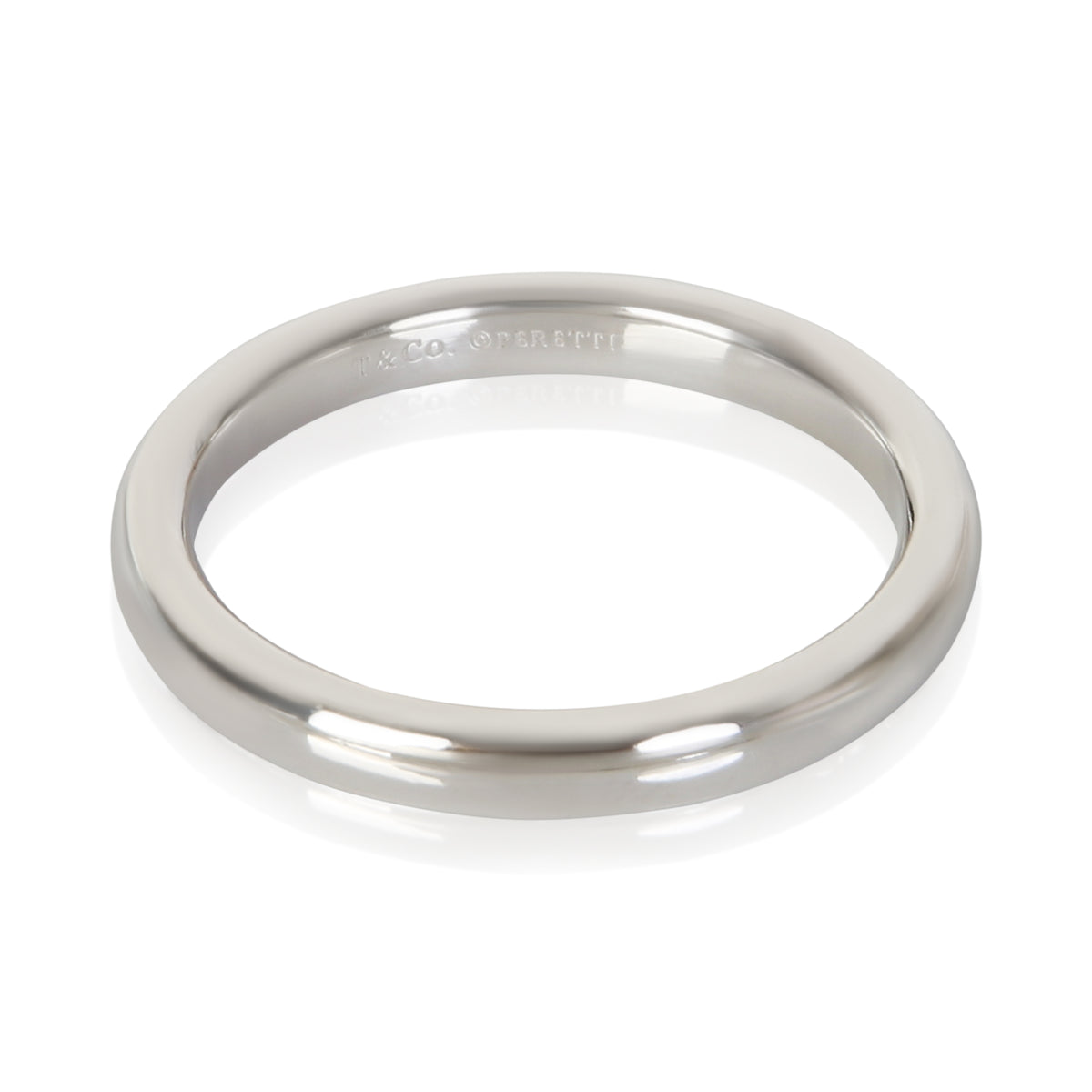 Tiffany & Co. Platinum Elsa Peretti 3mm Band 2
