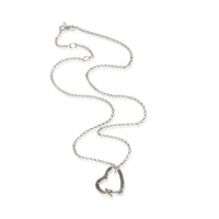 John Hardy Yellow Gold & Sterling Silver Diamond Bamboo Heart Pendant 3