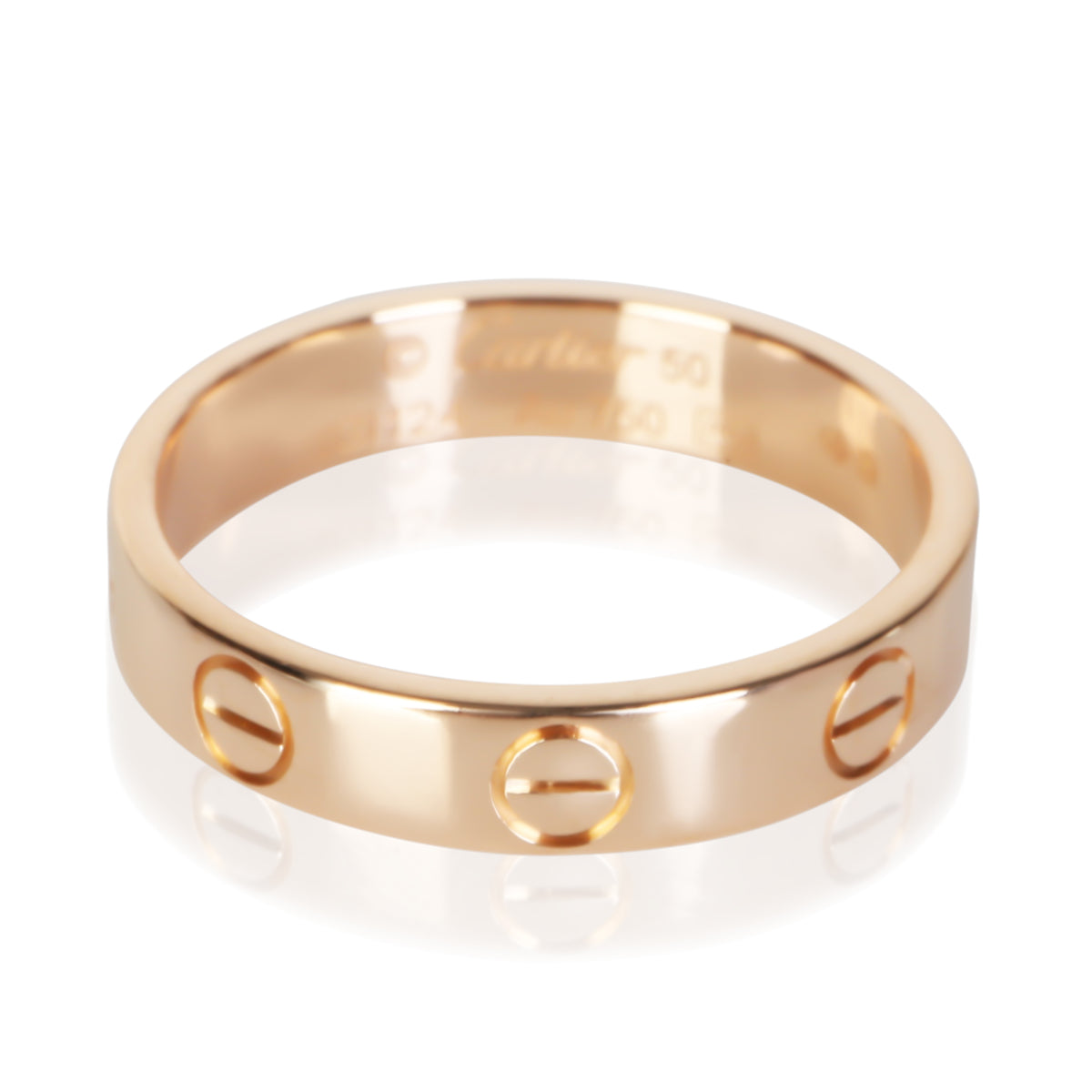 Cartier Rose Gold Small Model Love Ring fv