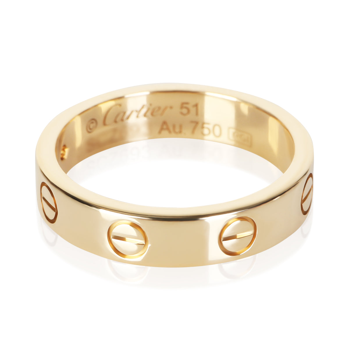 Cartier Yellow Gold Diamond Small Model Love Ring 2