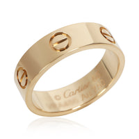 Cartier Yellow Gold Love Ring 4