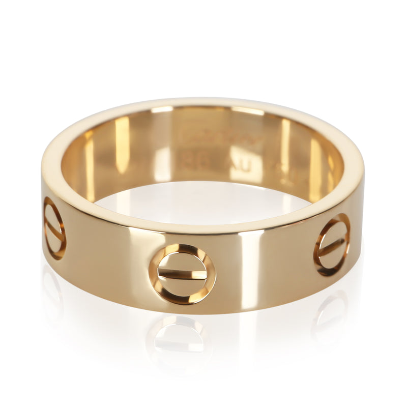 Cartier Yellow Gold Love Ring fv