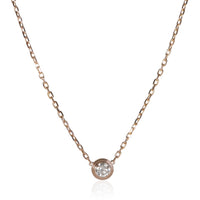 Cartier Rose Gold Diamond Large Model D'amour Pendant fv