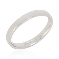 Tiffany & Co. Platinum 3mm Flat Wedding Band 4