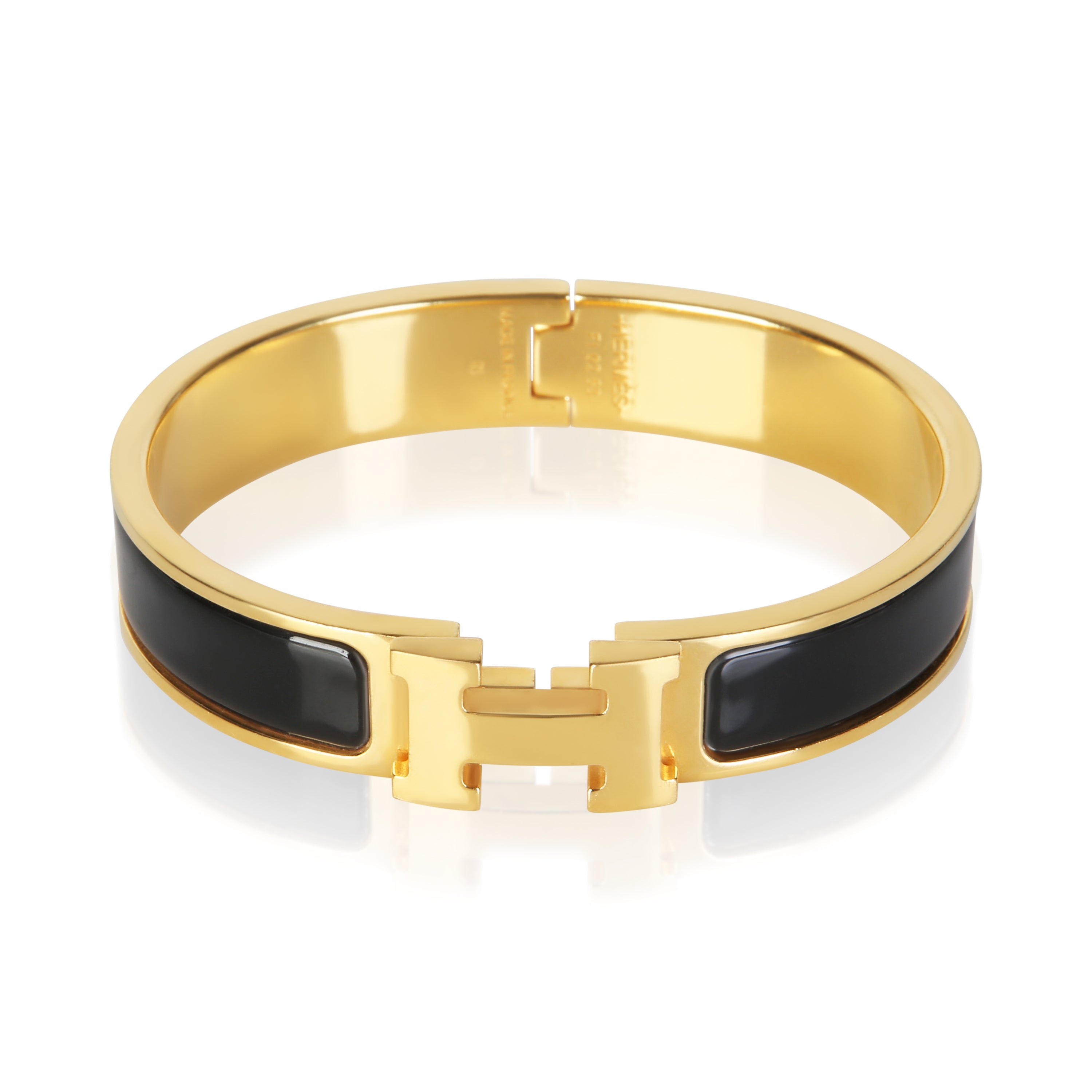 Hermès Gold Plated Clic H Bracelet fv