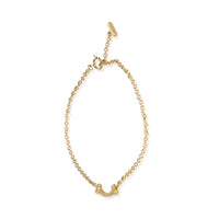 Tiffany & Co. Yellow Gold Diamond Tiffany T Smile Bracelet 2