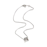 BVLGARI White Gold Diamond Serpenti Viper Necklace 4