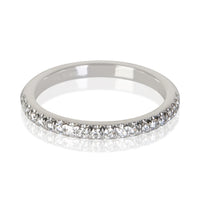 Tiffany & Co. Platinum Diamond Soleste Half Eternity Band fv
