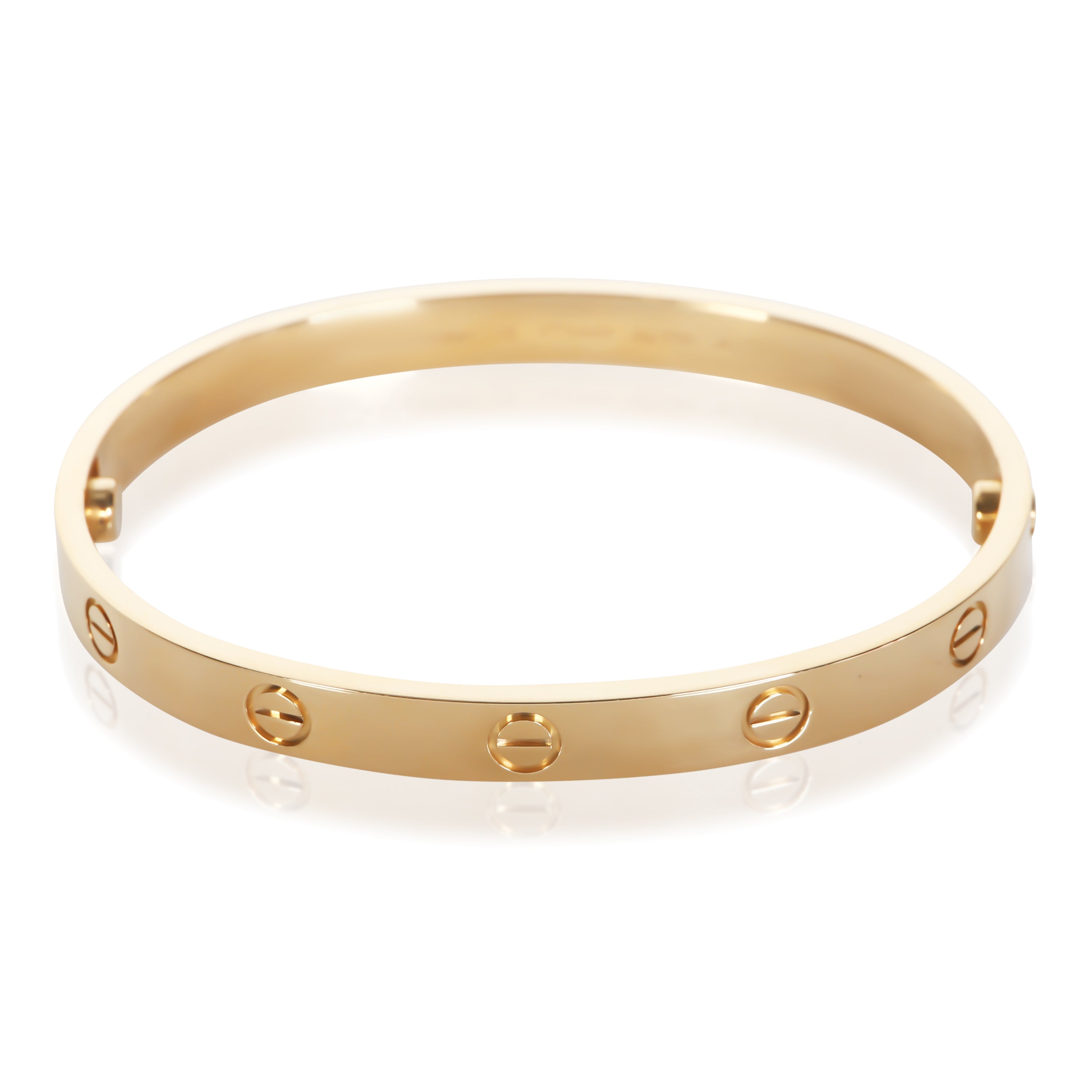 Cartier Yellow Gold Love Bracelet fv
