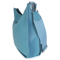 Hermès Bleu Jean Clemence Evelyne III 29 PHW Handbag 2