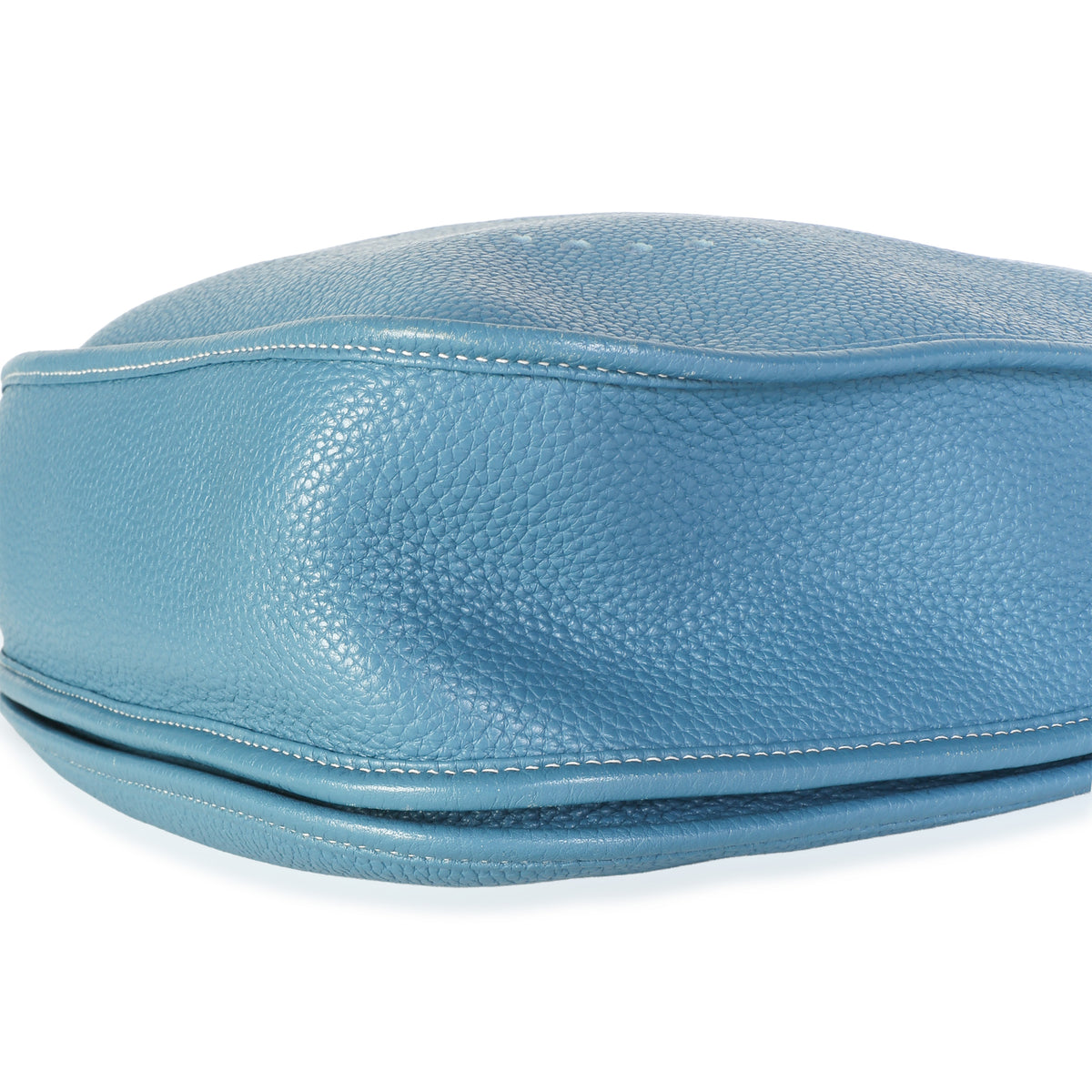 Hermès Bleu Jean Clemence Evelyne III 29 PHW Handbag 6